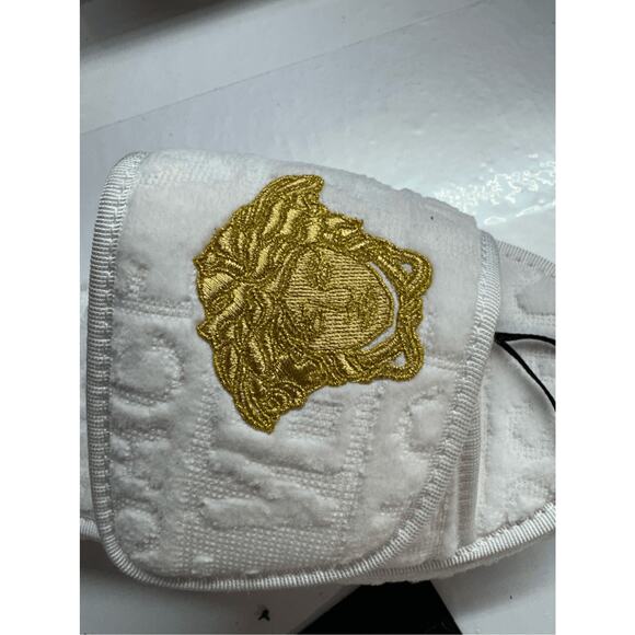 VERSACE MEDUSA EMBROIDERED SLIPPERS Italy Size 43 =10 - Picture 5 of 13